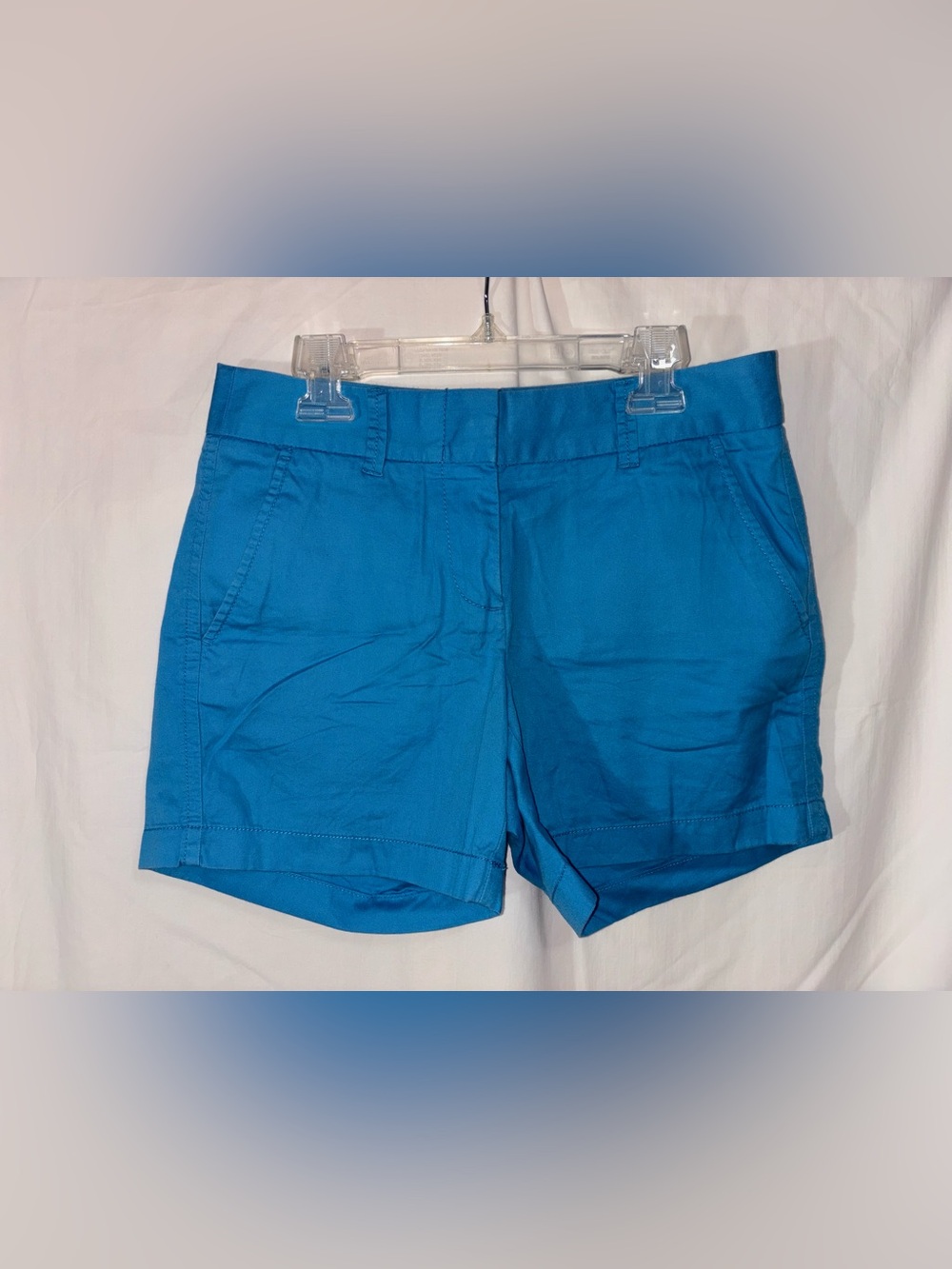 J. Crew Light Blue Cotton Chino Shorts